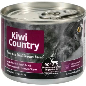 Kiwi Country Venison & NZ Green Mussel Wet Dog Food 24ea/6 oz