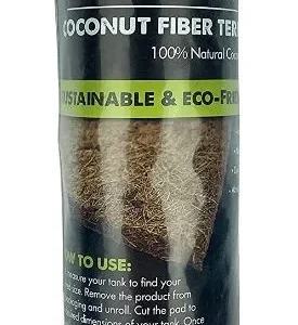 Komodo Living Natural Coconut Fiber Terrarium Liner 10 x 20 Inch