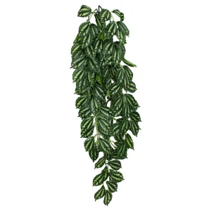 Komodo Two-Toned Leaf Hanging Plant Large 26 in - Terrarium Aquarium Background Decor