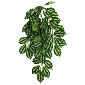 Komodo Two-Toned Leaf Hanging Plant Small 16 in - Terrarium Aquarium Background Decor