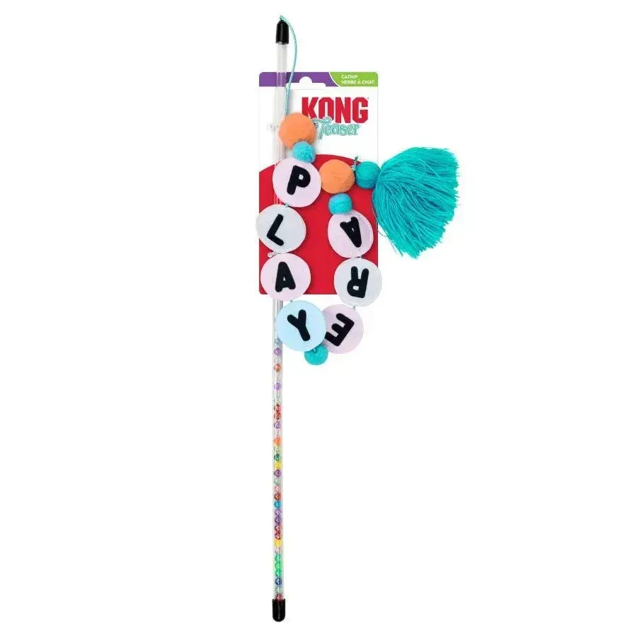 KONG Cat Teaser Play Era Wand - Interactive Play for Cats
