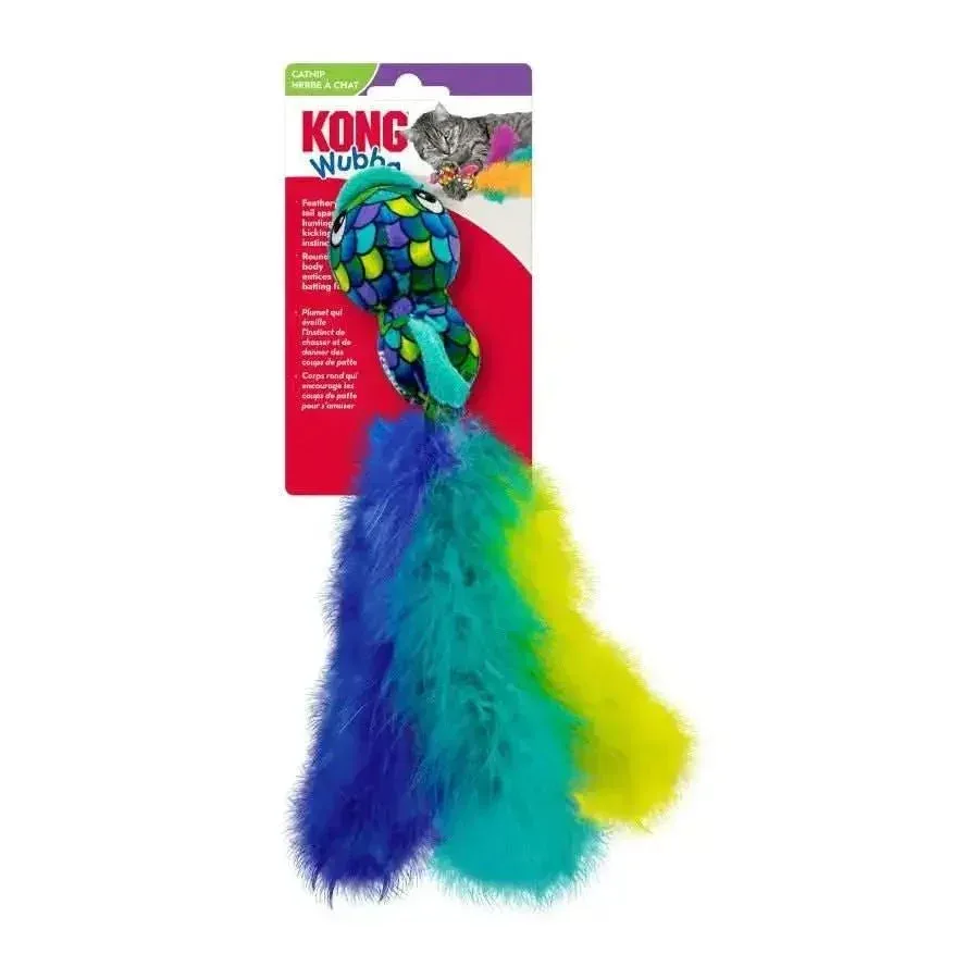 KONG Cat Wubba Fish Cat Toy Assorted