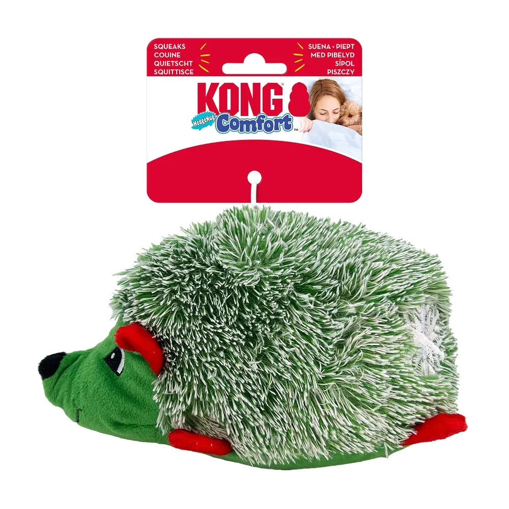 Kong Comfort HedgeHug Toy for Dogs (Green)