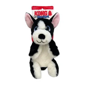 Kong Comfort Pups Boss Toy for Dogs (Black & White)