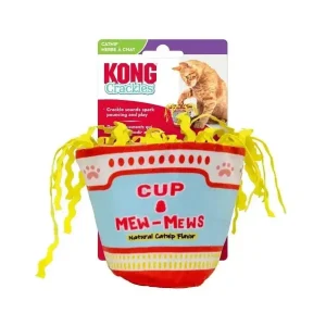 KONG Crackles Cup of Mew-Mews Cat Toy
