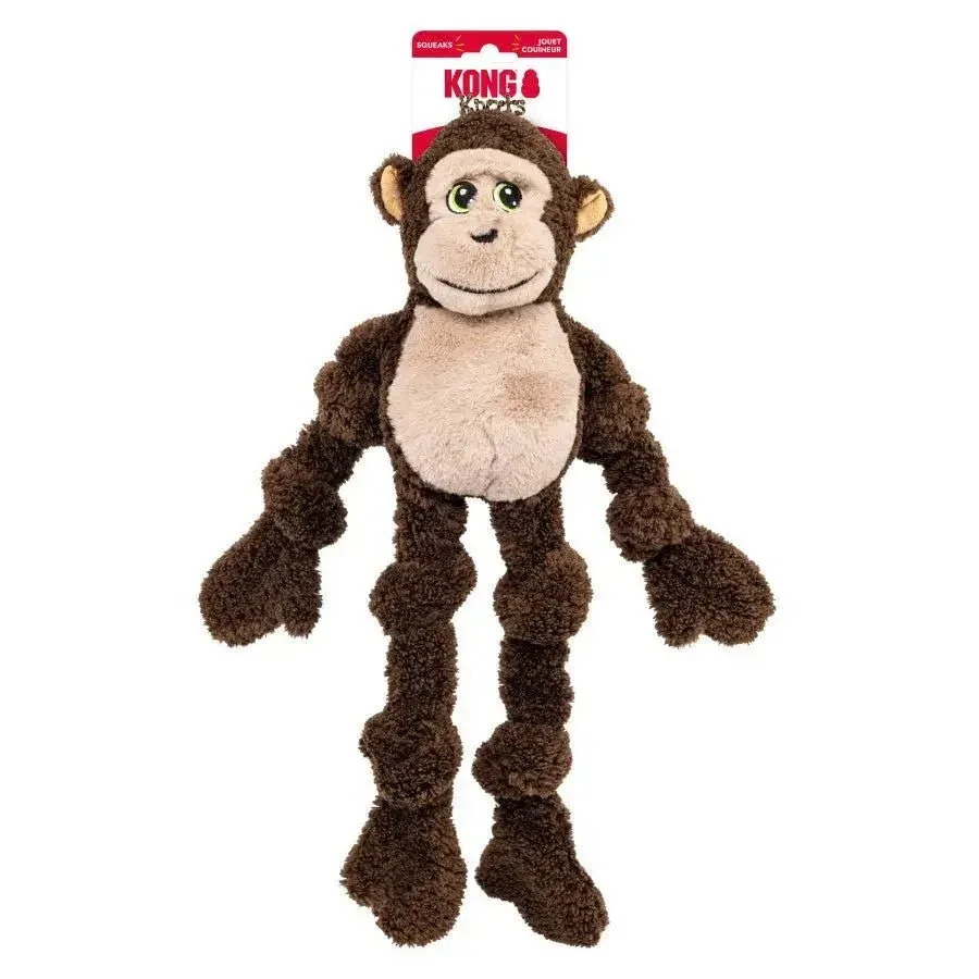 KONG Monkey Knots Dog Toy - Soft & Interactive Plush Fun