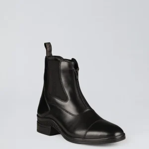 Lanark Leather Paddock Boots Black
