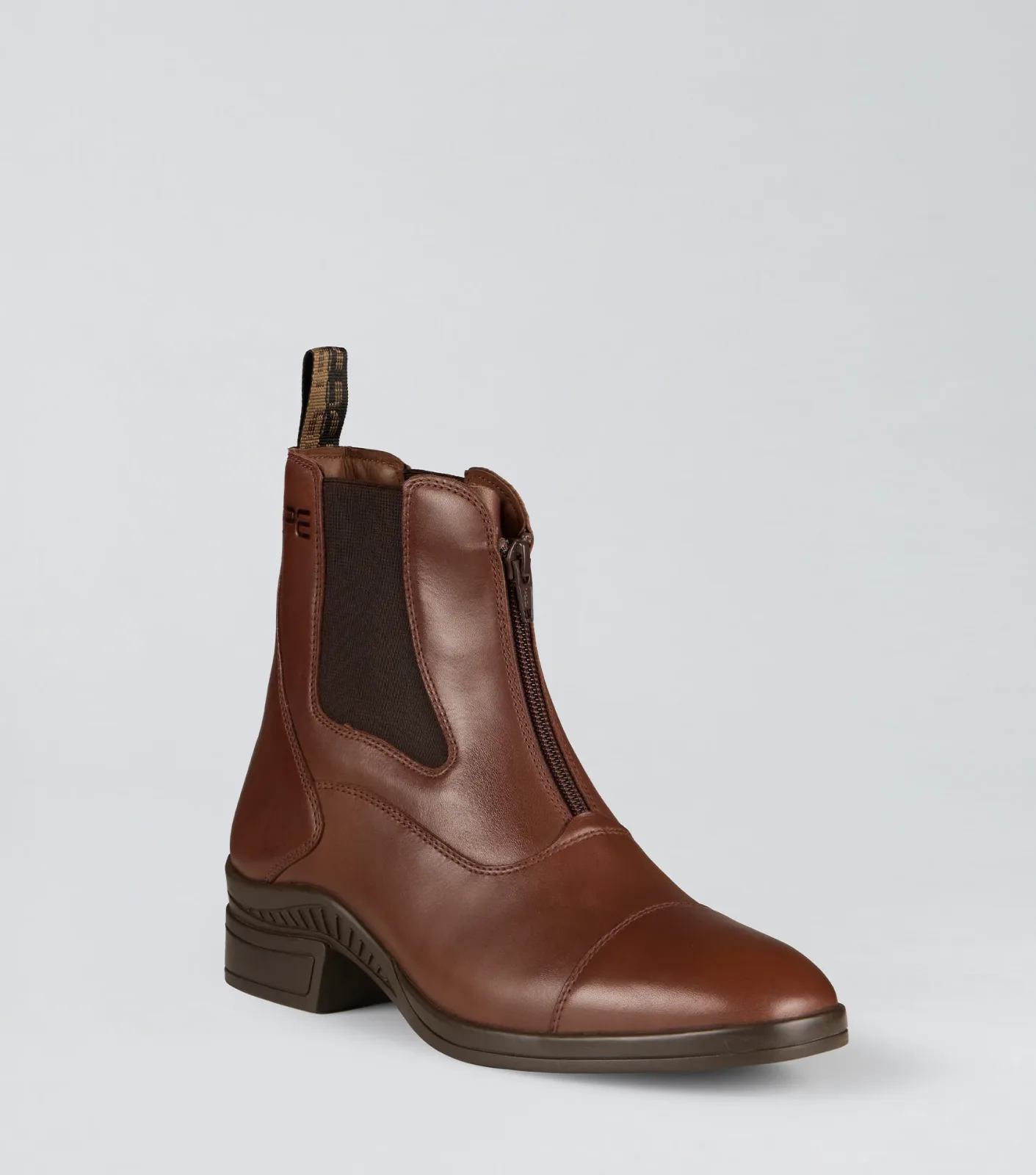 Lanark Leather Paddock Boots Brown