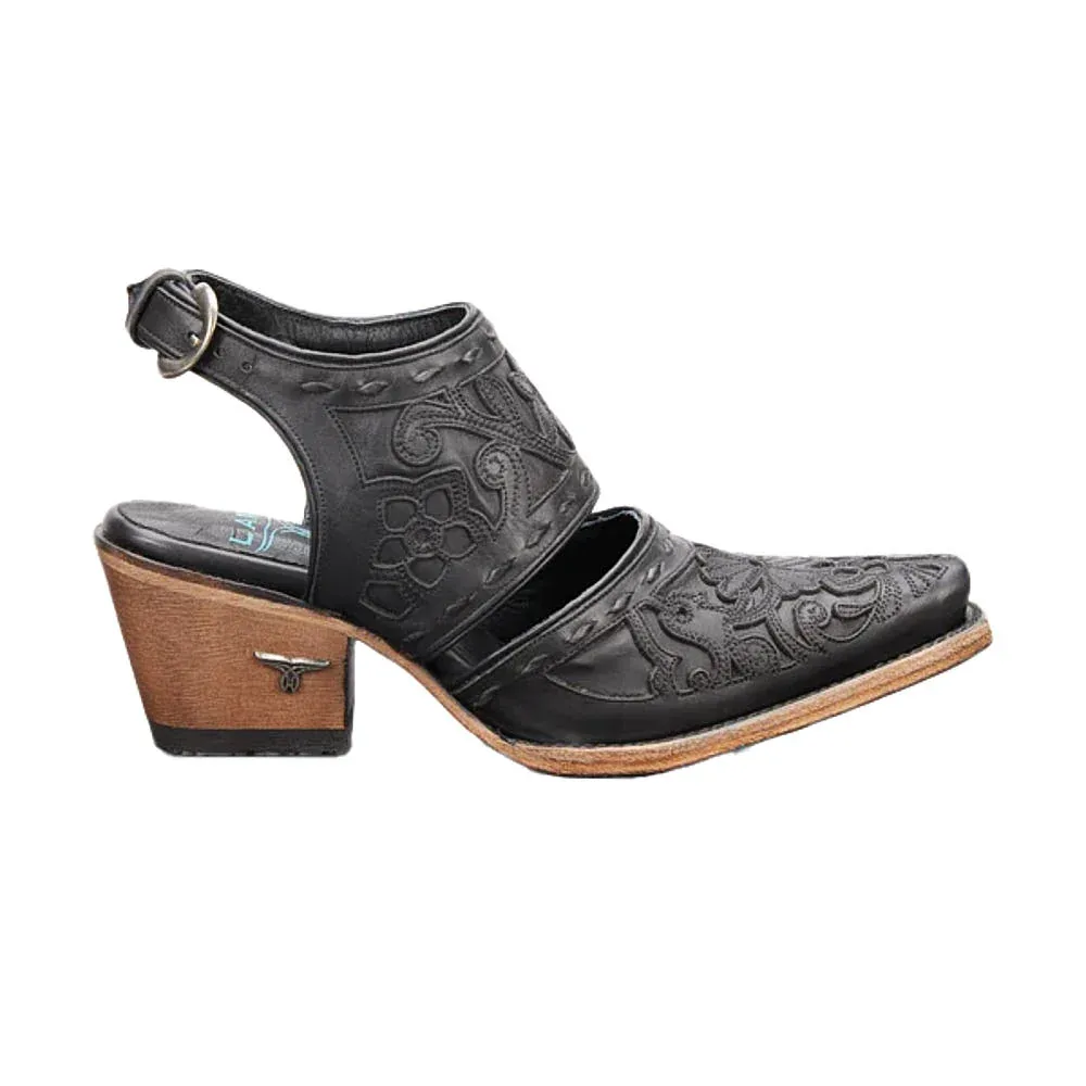 Lane Women's Robin Jet Black Slingback Mule - Image 2
