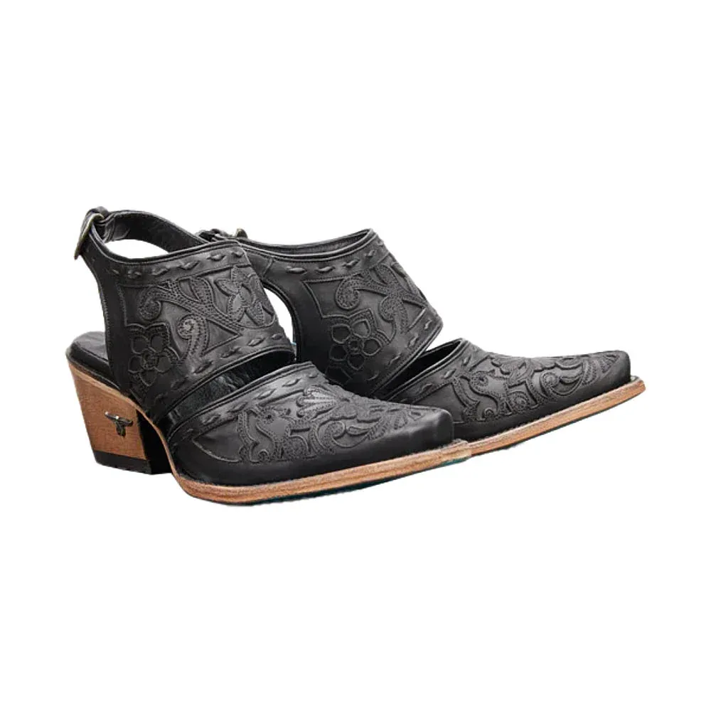 Lane Women's Robin Jet Black Slingback Mule