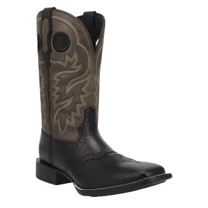 Laredo Men's Burnham Black Vamp 12in Grey Top