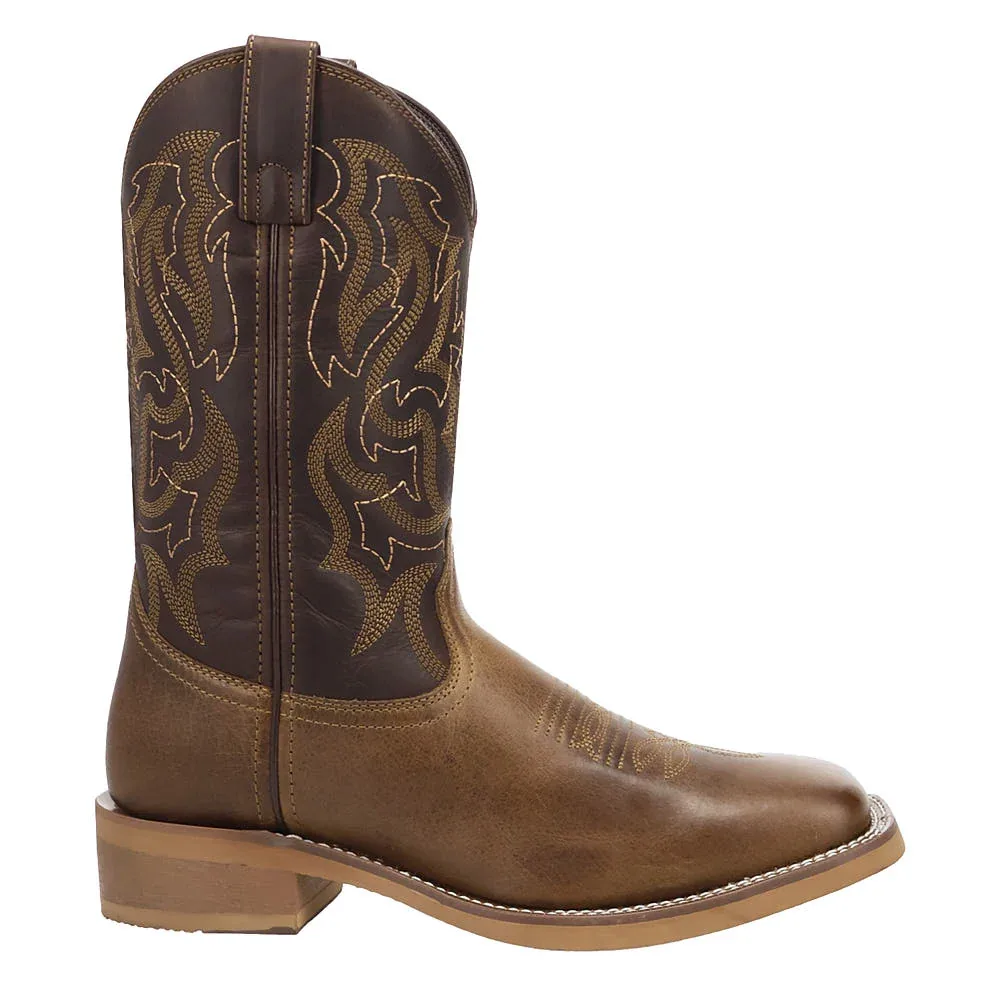 Laredo Men's Chisholm Brown Vamp 11in Chocolate Top - Image 2