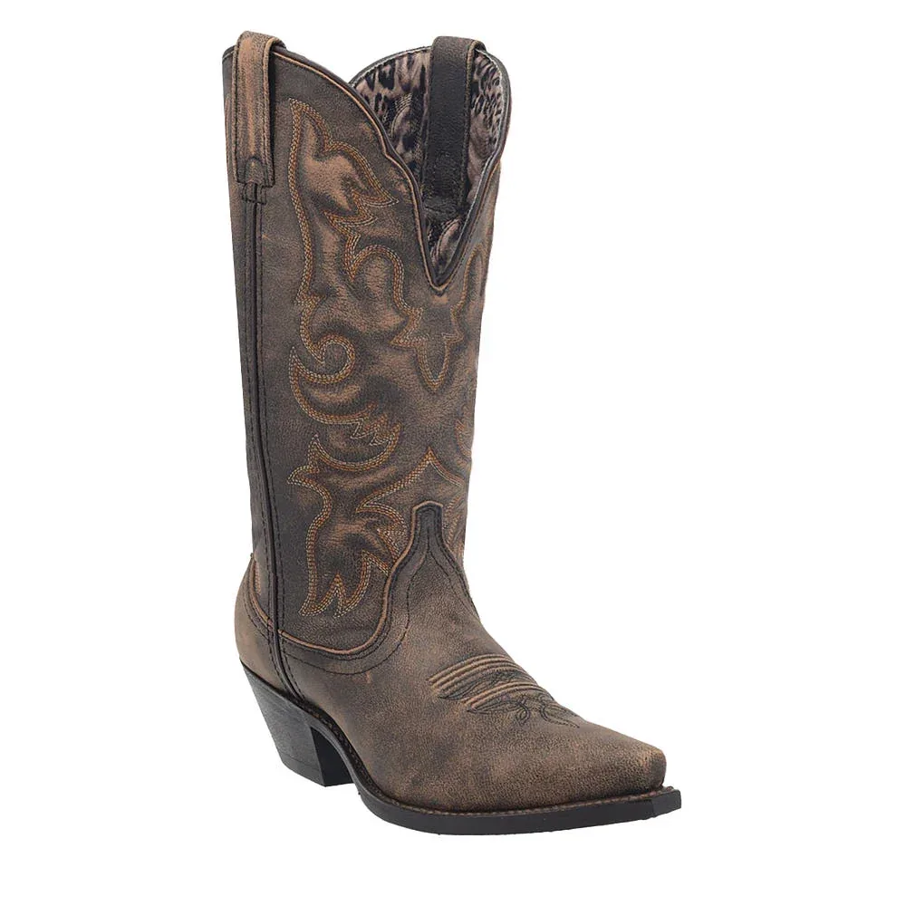 Laredo Women's Access Brown Snip Toe Boots