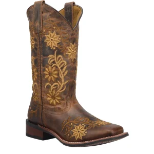 Laredo Women's Secret Garden Brown Vamp 11in Matching Top