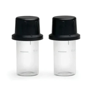 Large Glass Cuvette with Cap for Marine Master Test Kit - set of 2 (HI731360) - Hanna Instruments