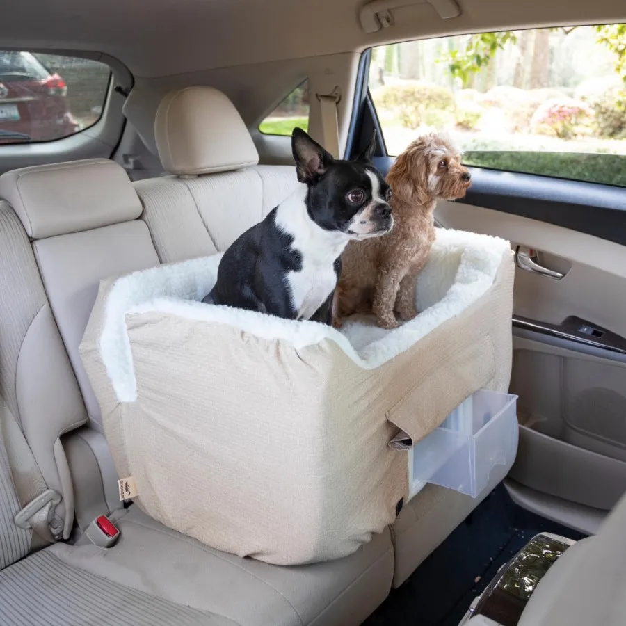 Large Lookout® II Dog Car Seat with Storage Tray