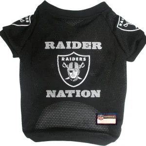 Las Vegas Raiders Raglan Jersey for Dogs - NFL Licensed Pet Apparel