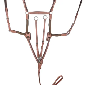 Laureate by Henri de Rivel Raised Fancy-Stitched 5-Point Breastplate with Running Attachment