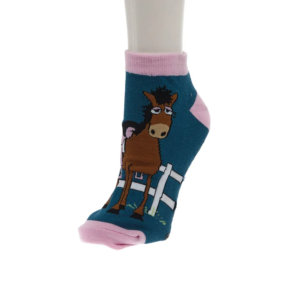 Lazy One Women's Pasture Bedtime Slipper Socks