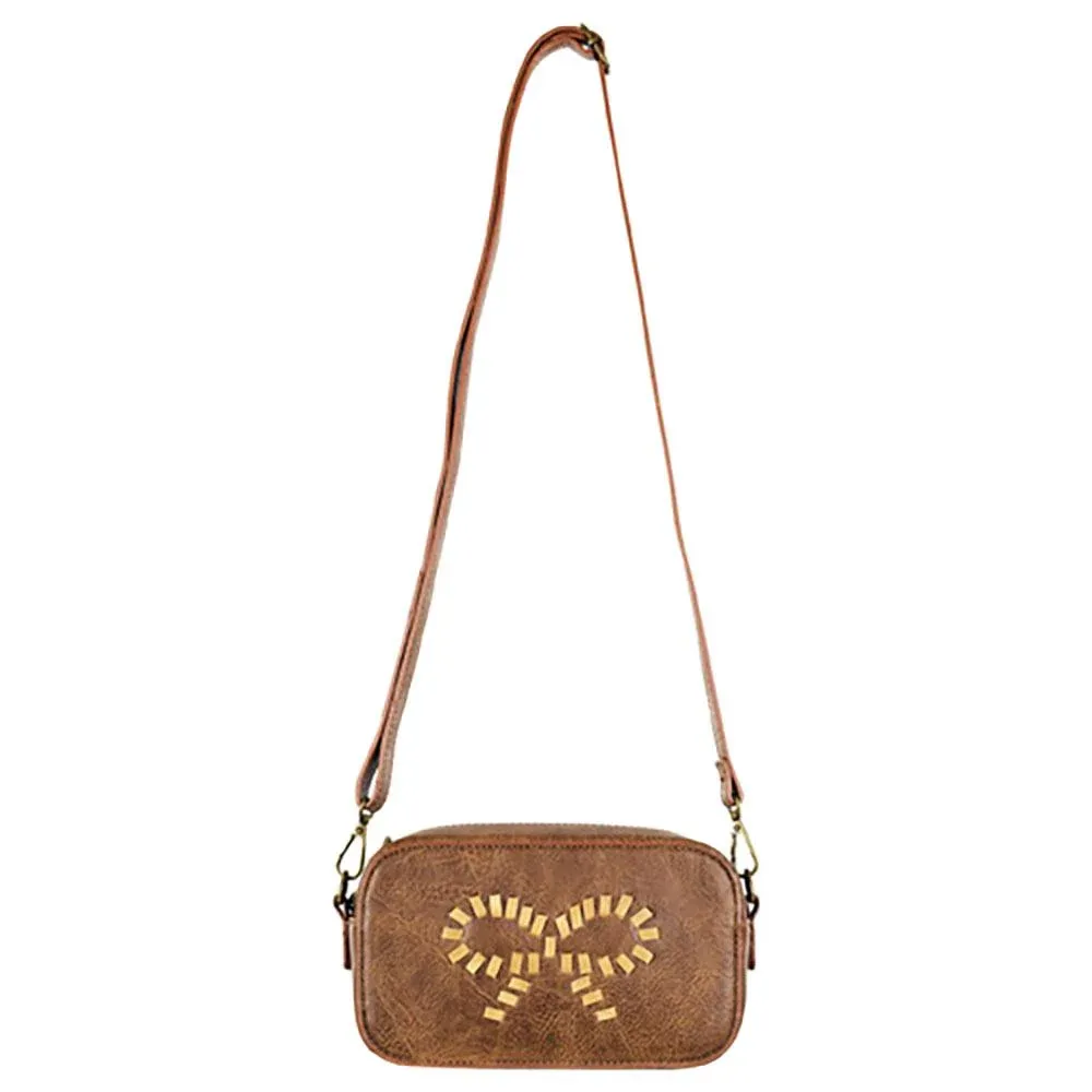 Leather Bow Camera Bag