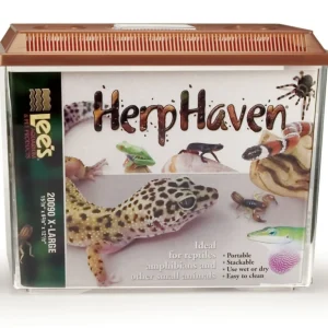 Lee's HerpHaven Carrier for Reptiles and Amphibians, X-Large, Brown