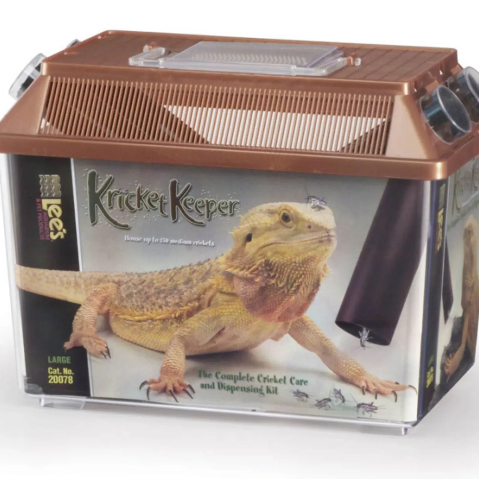 Lee's Kricket Keeper Cricket Care Kit, Large, Brown