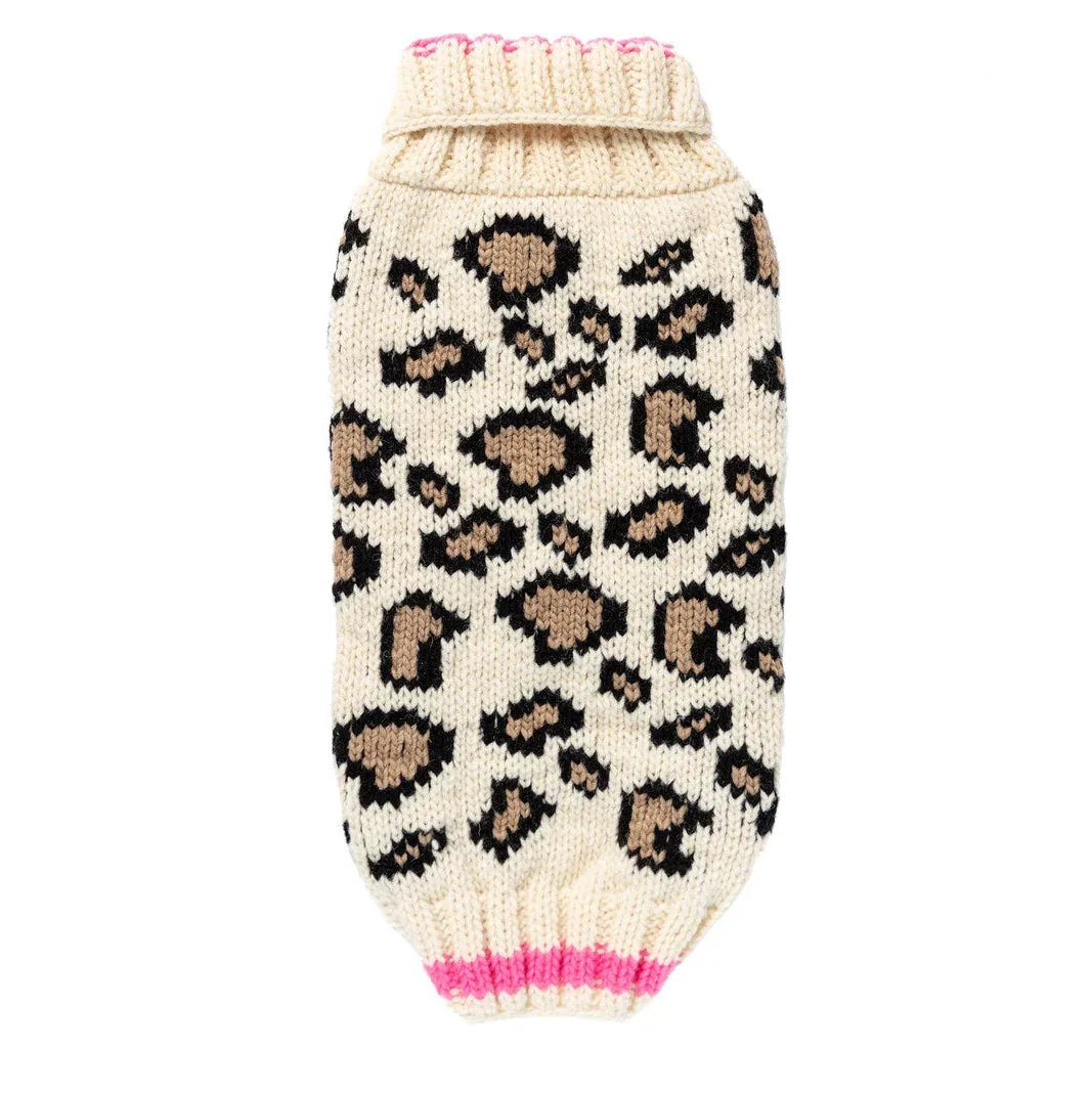 Leopard Print Dog Sweater - Image 2