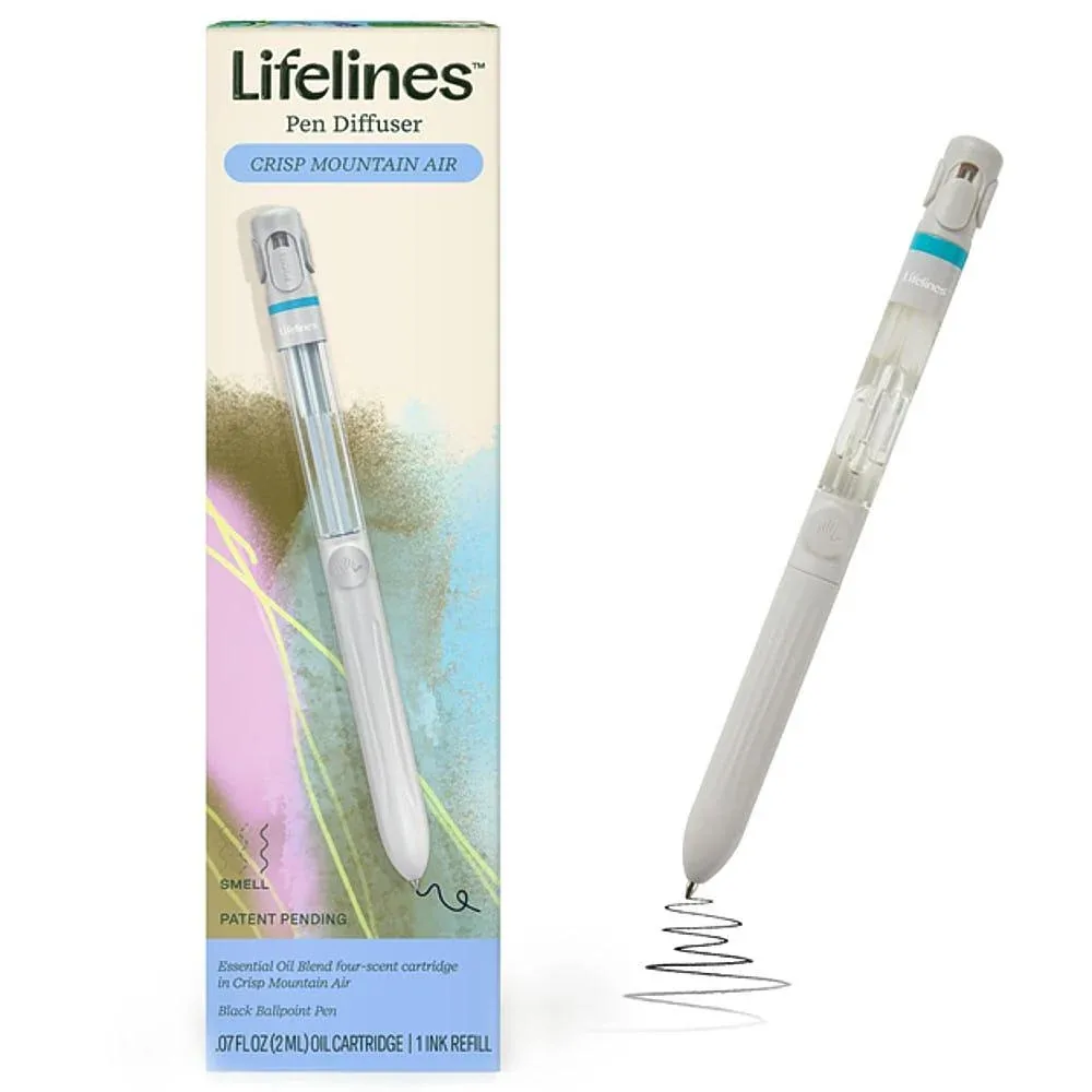 Lifelines Llc-Mcmanemin Crisp Mountain Air Scented Essential Oil Pen