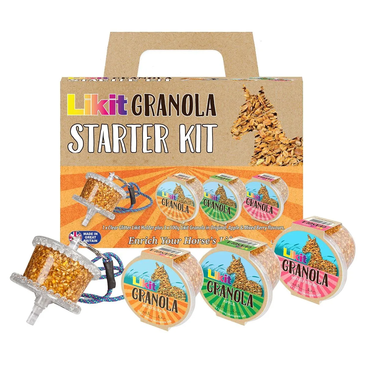 Likit Granola Starter Kit for Horses - Image 2