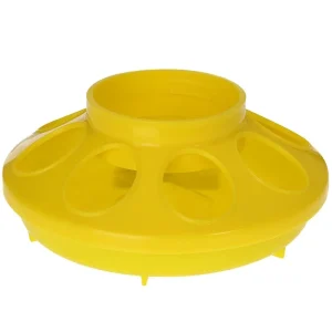 Little Giant 1 Quart Yellow Plastic Feeder Base