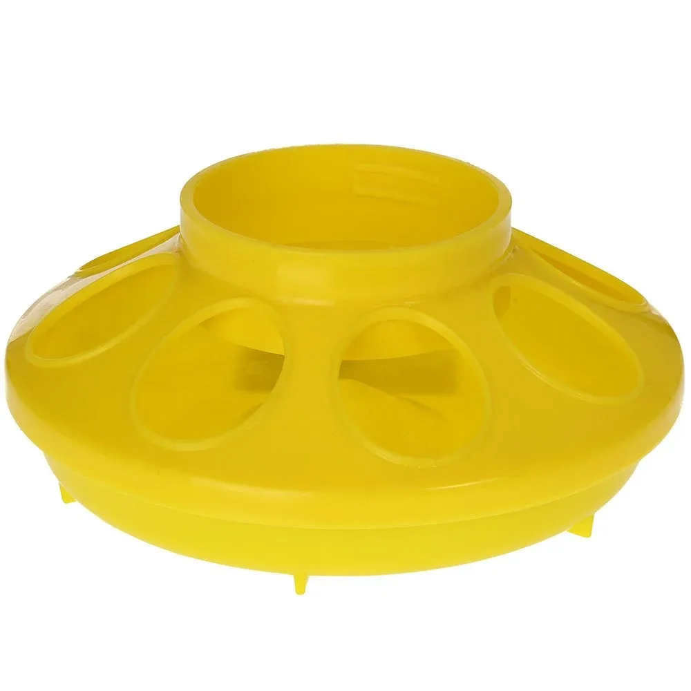 Little Giant 1 Quart Yellow Plastic Feeder Base