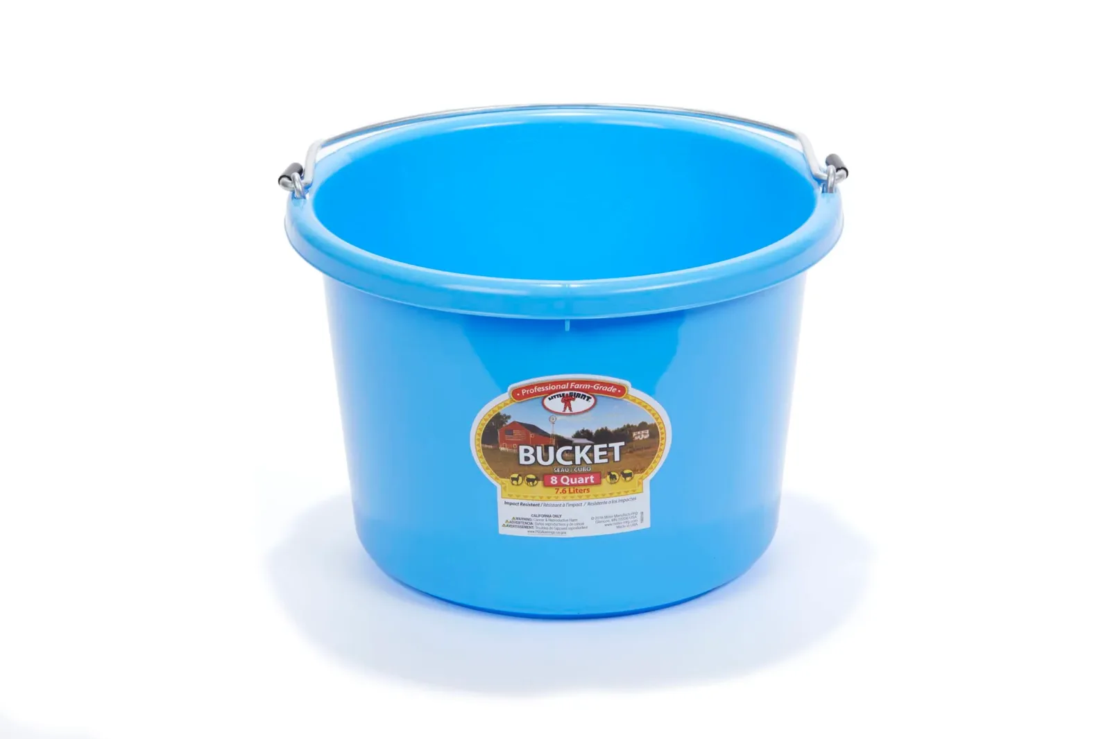 Little Giant 8Qt Plastic Bucket Berry Blue