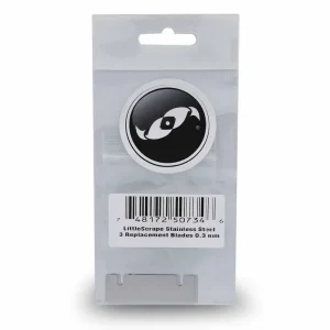 LittleScrape Replacement Stainless Steel Blades Set of 3x (0.3 mm thick) - Two Little Fishies