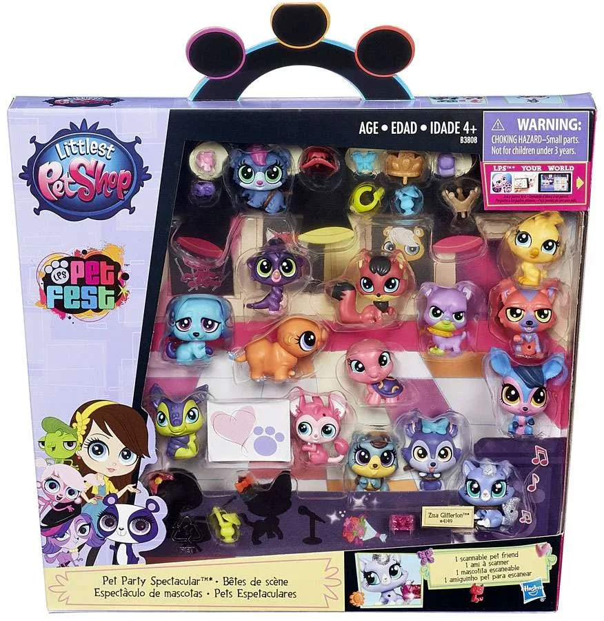 Littlest Pet Shop Pet Fest Pet Party Spectacular Mini Figure 15-Pack