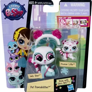 Littlest Pet Shop Pet Pawsabilities Sally Zhen & Pouncer Little Figure 2-Pack