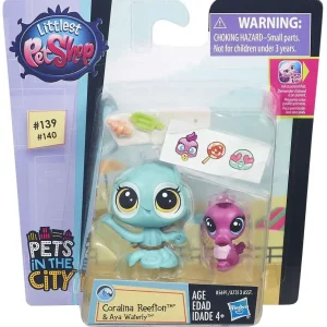Littlest Pet Shop Pets in the City Coralina Reefton & Aya Waterly Figure 2-pack