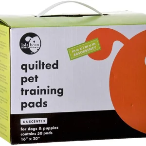 Lola Bean Quilted Training Pads 16" x 20" Unscented - 50 Count