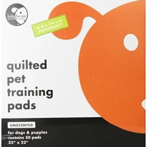 Lola Bean Quilted Training Pads 22" x 22" Unscented - 50 Count