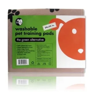 Lola Bean Washable and Re-usable Pet Training Pads 18"x20" - 2 Count