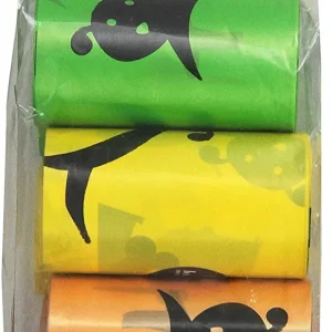 Lola Bean Waste P/U Bags- 8 Re-fill rolls (Lemon) - 160 Count