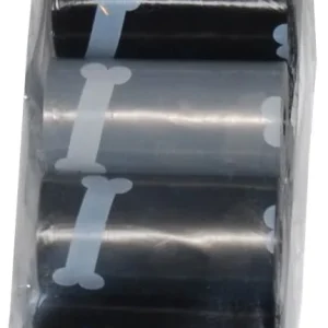 Lola Bean Waste P/U Bags- 8 Re-fill rolls (Lemon-Black/Grey) - 160 Count