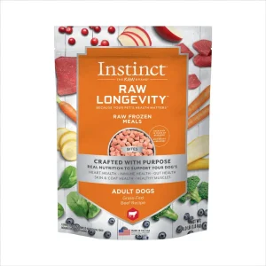 Longevity Raw Bites Nourishing Beef Dehydrated Dog Treats - 4 oz