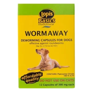 Lopis Basics Worm Away Deworming Capsules For Dogs