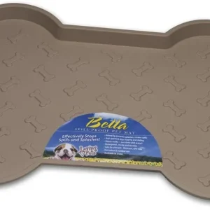 Loving Pets Bella Spill-Proof Dog Mat - Tan