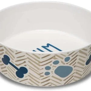 Loving Pets Dolce Moderno Bowl Yum Chevron Design