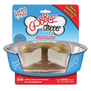 Loving Pets Gobblestopper Slow Feeder Medium, 6 In - 8 In