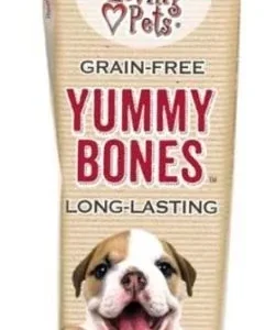 Loving Pets Grain Free Yummy Bones Bacon Flavor Filled Chew