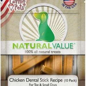 Loving Pets Natural Value Chicken Dental Sticks