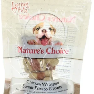Loving Pets Natures Choice Chicken Wrapped Sweet Potato Biscuit Dog Treats