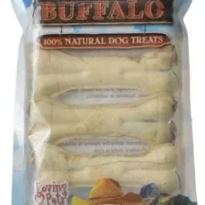 Loving Pets Pure Buffalo Dog Treats - Pressed Bully Bone